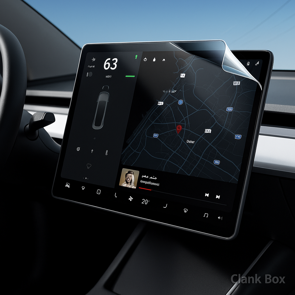Tesla Model 3 Screen Protector – Tempered Glass for Center Touchscreen
